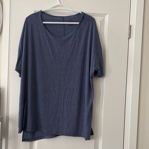 Nike Loose Fit Short Sleeve Tee in Denim Blue